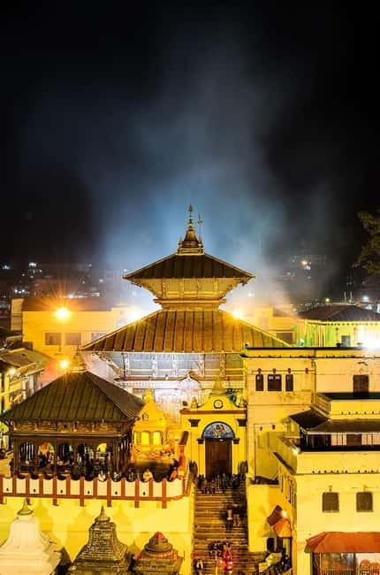 Sacred Pashupatinath: Aarati,Cremation Rites & Boudha Stupa - Understanding the Cremation Ghats