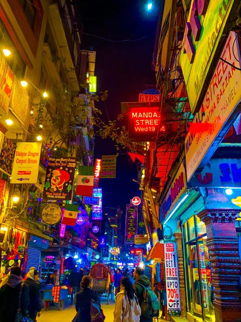 Thamel Rickshaw tour - Freak Street and the Optional $5 Food Challenge