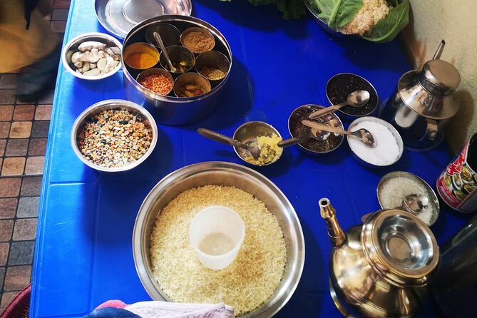 The best Private Nepali Cooking Class in Kathmandu - Grinding masala and preparing a full meal